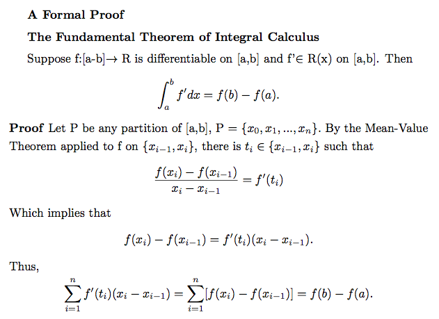 Formal Proof